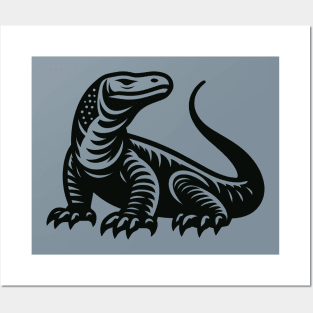 Komodo Dragon Posters and Art